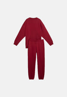 PUMA Tuta ESSENTIALS LOGO SUIT rosso per bambina con logo ricamato. 689727 23 PUMA 