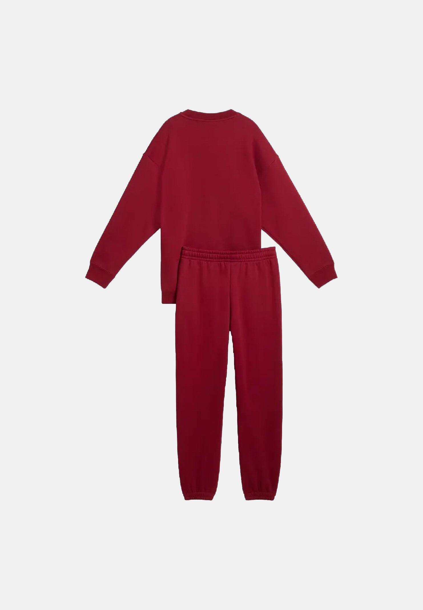 PUMA Tuta ESSENTIALS LOGO SUIT rosso per bambina con logo ricamato. 689727 23 PUMA 