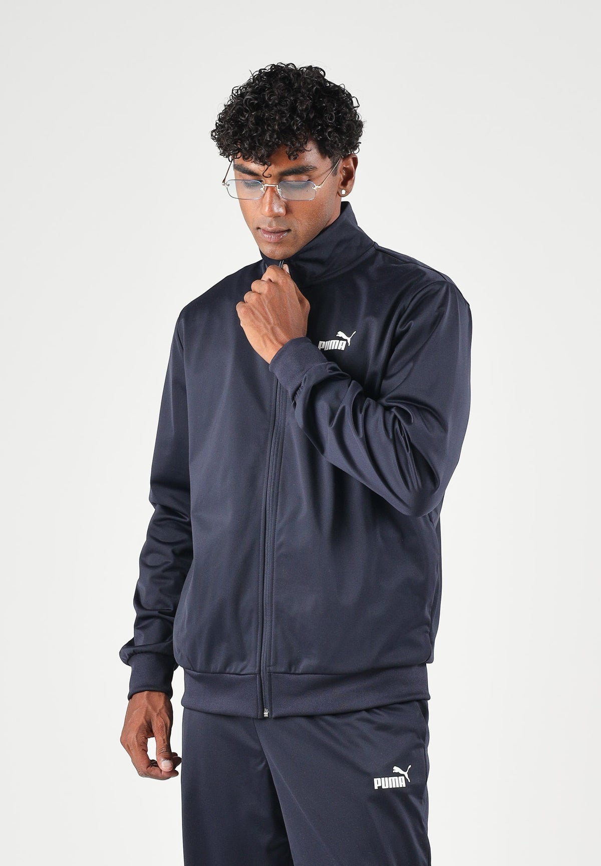 PUMA Tuta ESS Poly Suit blu per uomo con mini logo 692630 16 PUMA 