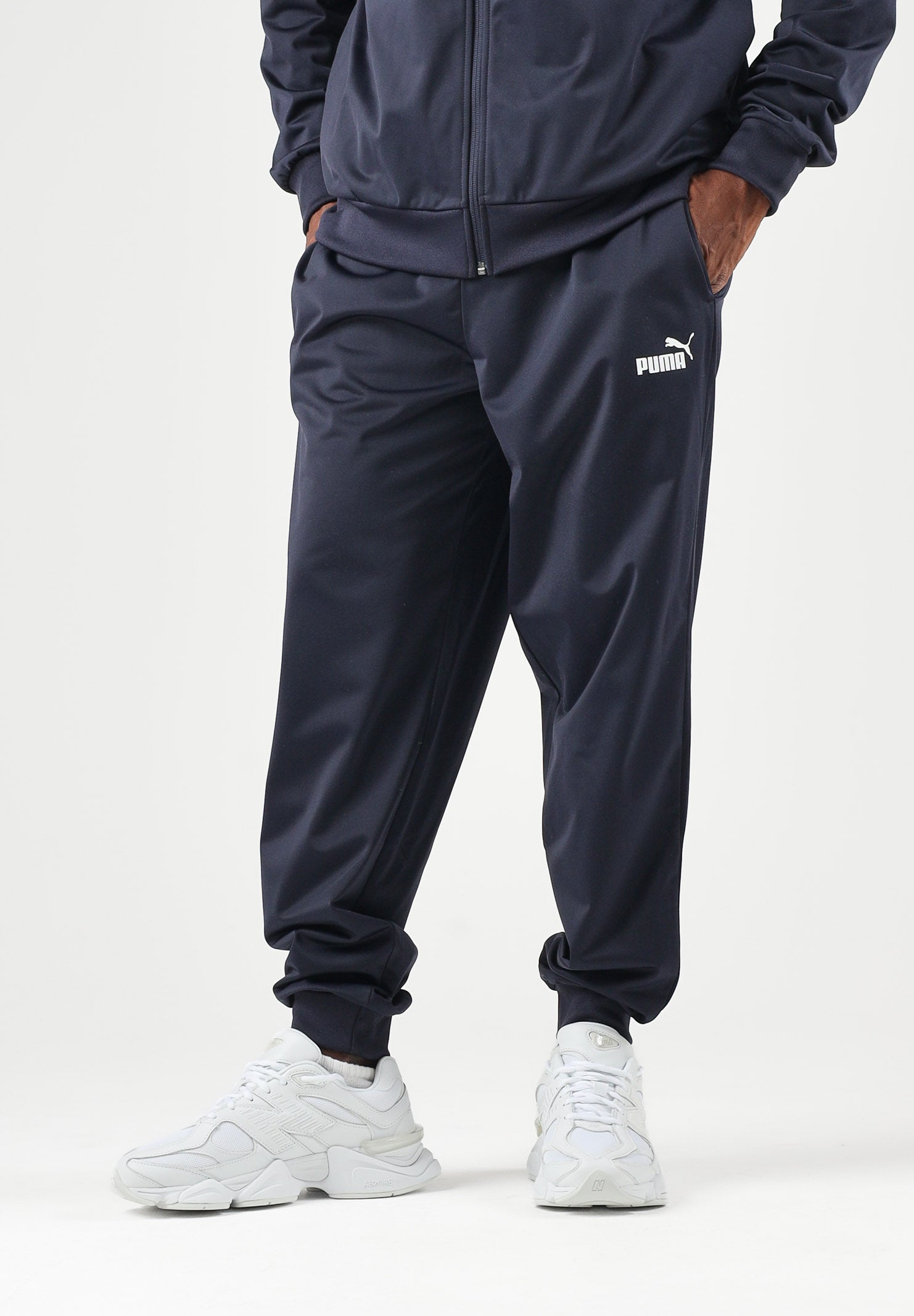 PUMA Tuta ESS Poly Suit blu per uomo con mini logo 692630 16 PUMA 