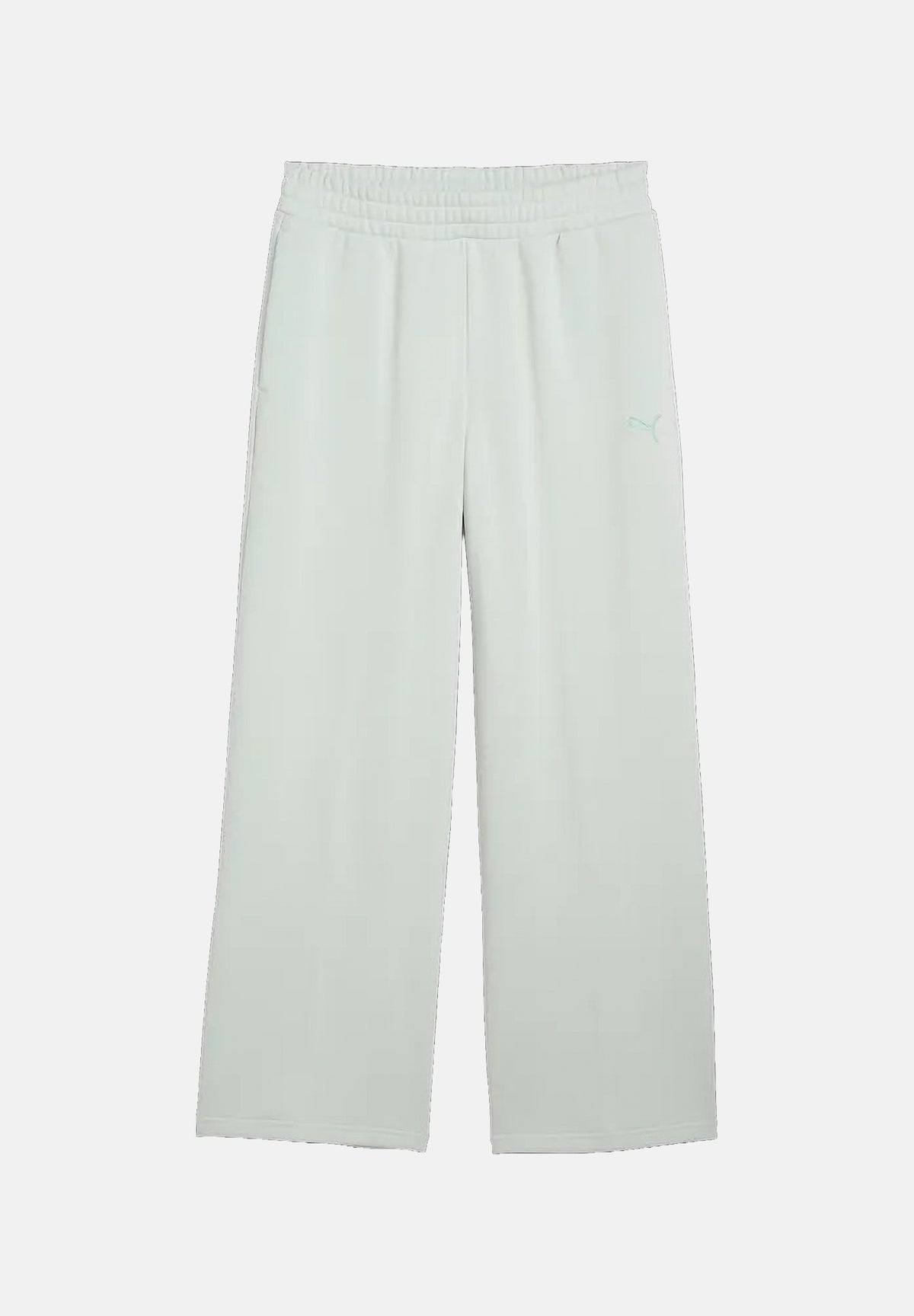 PUMA Pantaloni ESSENTIALS CAT verde acqua da donna con vita elasticizzata e tasche laterali. 692919 29 PUMA 