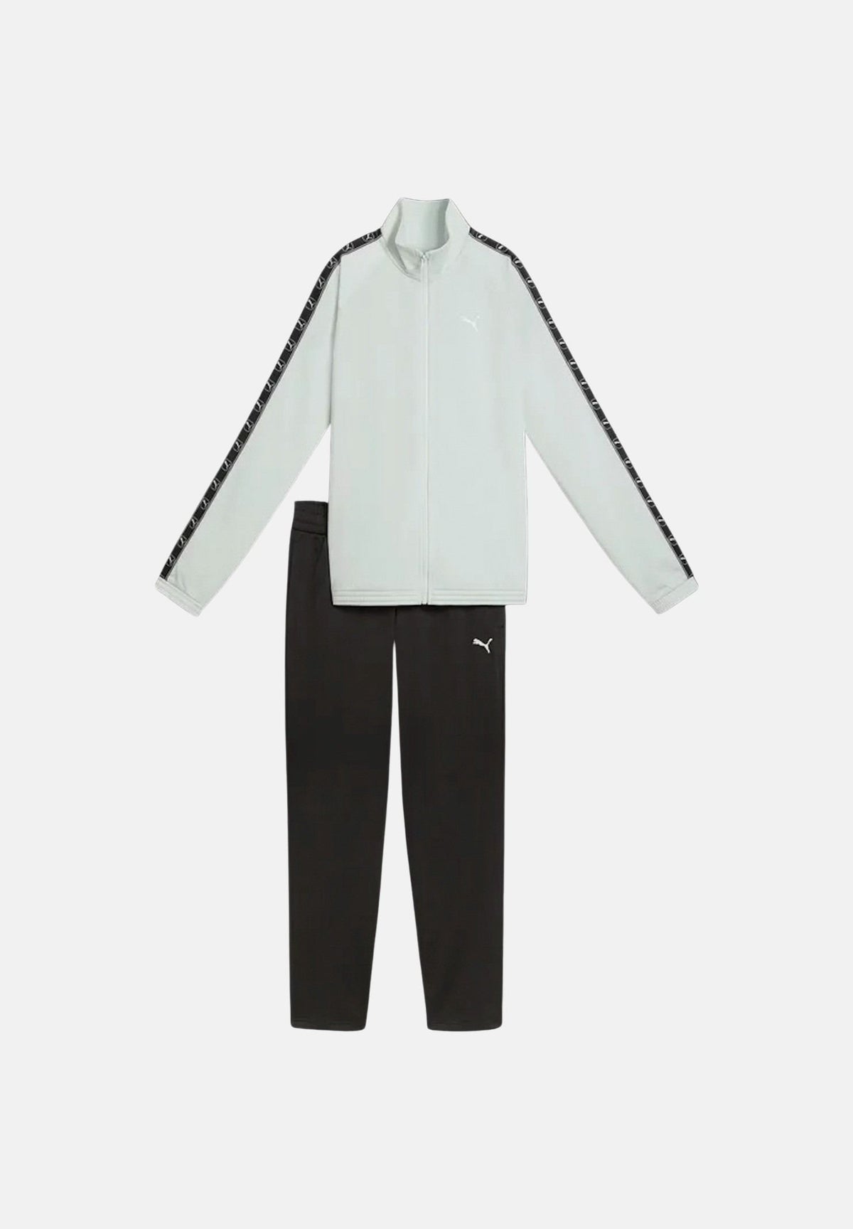 PUMA Tuta POLY suit-bianca da donna  con bande laterali sulle maniche 693998 29 PUMA 