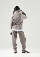 PUMA Felpa con cappuccio RUN HOODIE beige  da donna con inserti manica stampati 694007 81 PUMA 