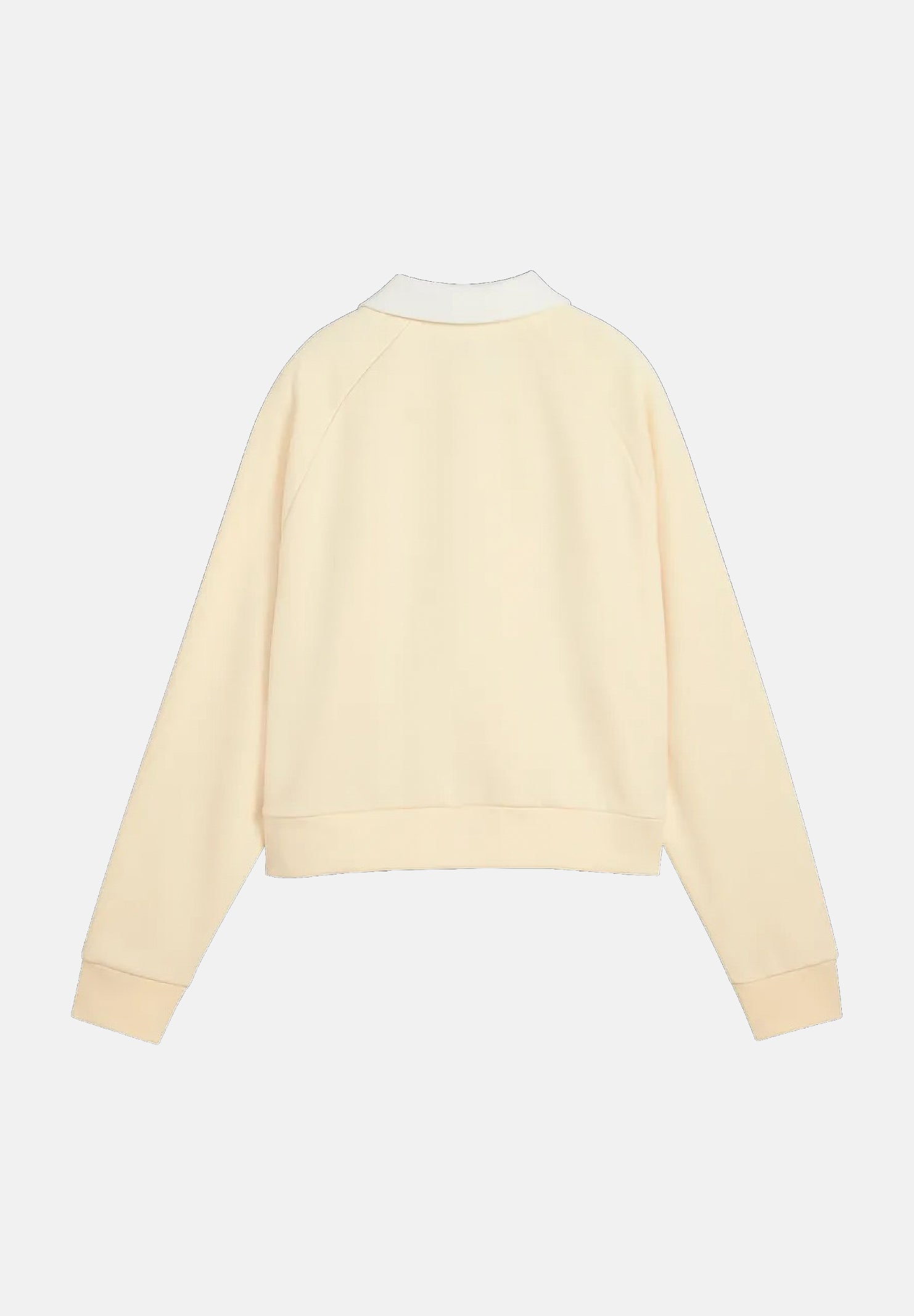 PUMA Felpa girocollo INFUSE RUGBY giallo-burro da donna con colletto polo a contrasto, bottoni coperti e polsini a costine. 694011 88 PUMA 