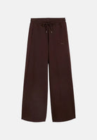 PUMA Pantaloni sportivi INFUSE WIDE LEG marroni da donna con mini logo tono su tono 694013 33 PUMA 