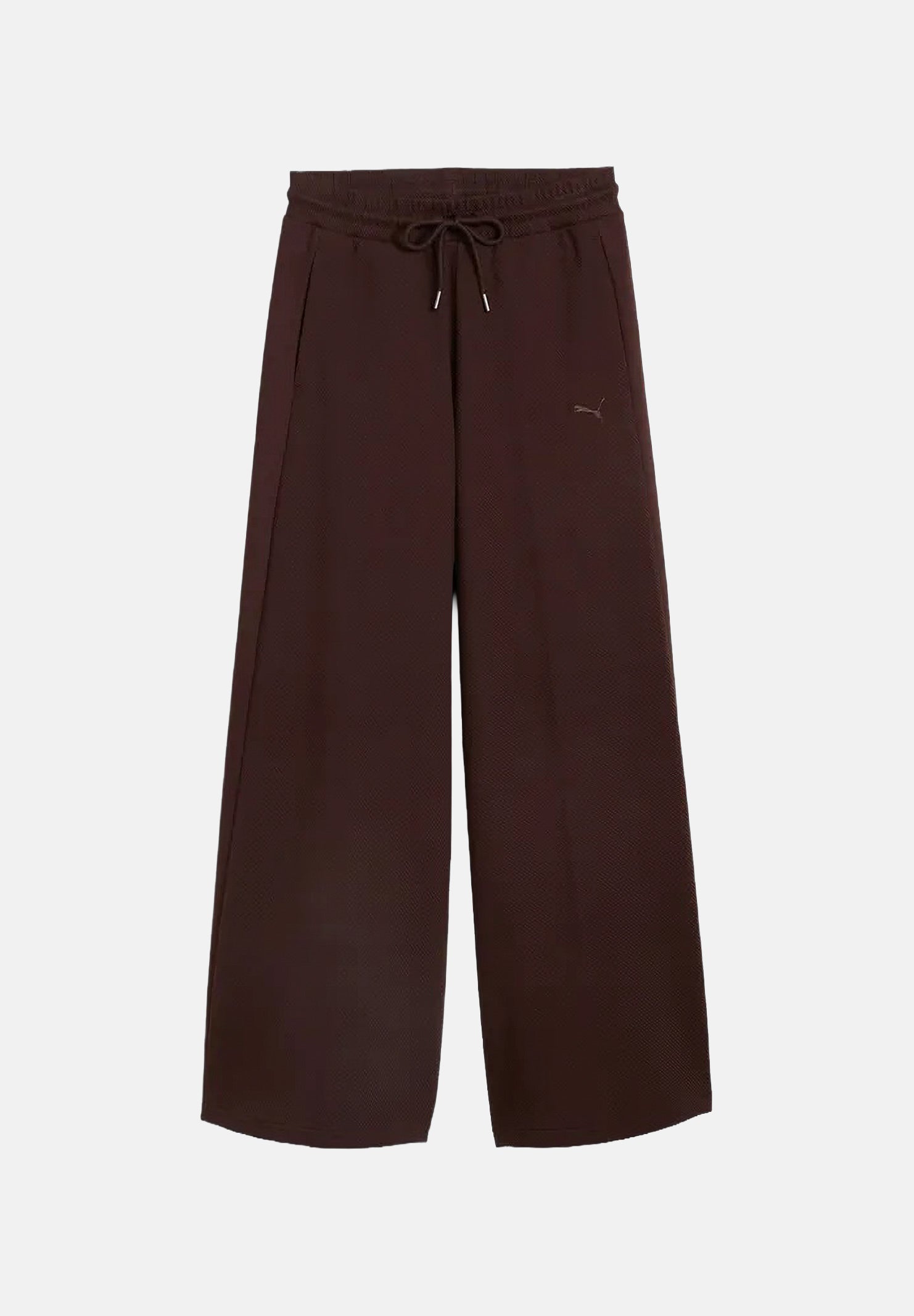 PUMA Pantaloni sportivi INFUSE WIDE LEG marroni da donna con mini logo tono su tono 694013 33 PUMA 