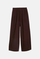 PUMA Pantaloni sportivi INFUSE WIDE LEG marroni da donna con mini logo tono su tono 694013 33 PUMA 