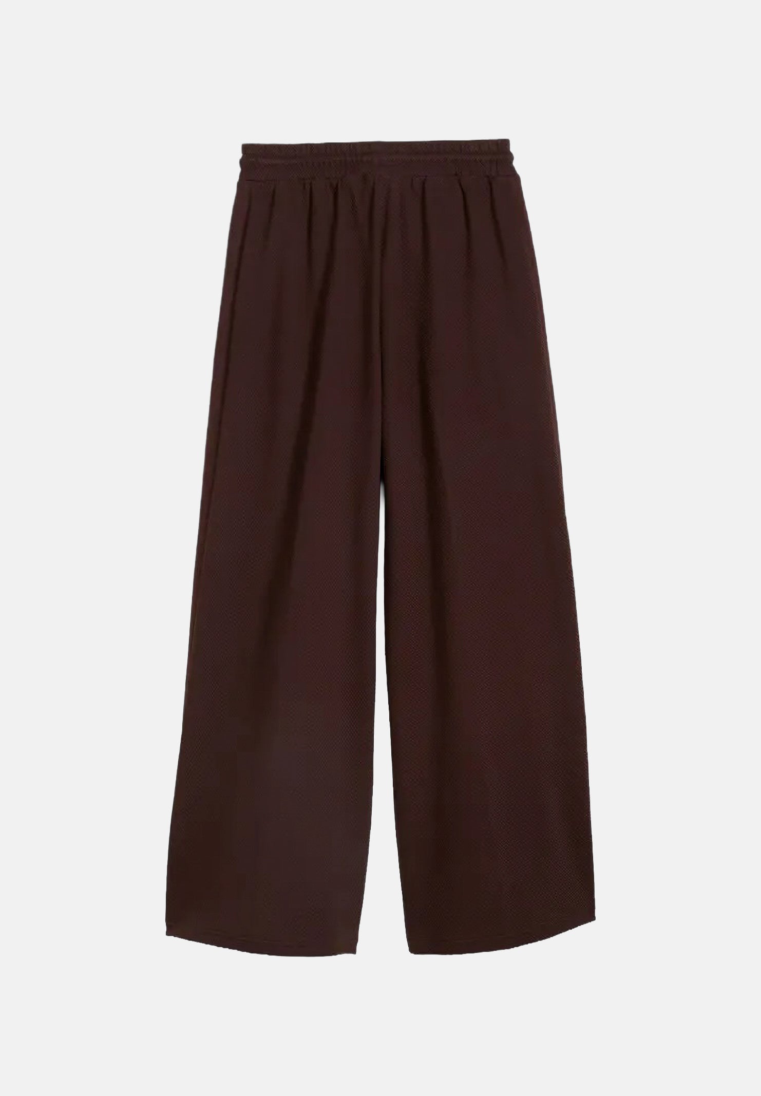PUMA Pantaloni sportivi INFUSE WIDE LEG marroni da donna con mini logo tono su tono 694013 33 PUMA 
