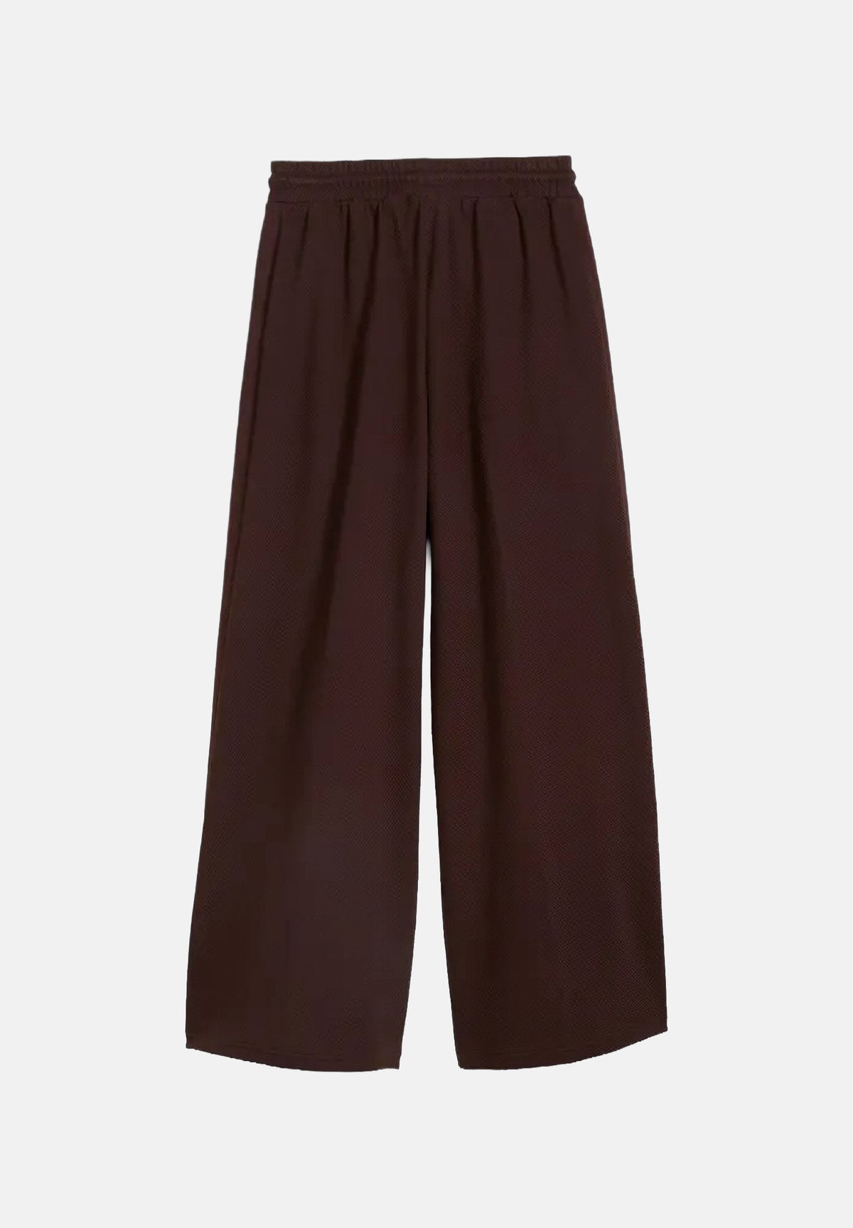 PUMA Pantaloni sportivi INFUSE WIDE LEG marroni da donna con mini logo tono su tono 694013 33 PUMA 