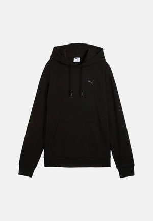 PUMA Felpa con cappuccio ESS ELEVATED HOODIE nero per donna con mini logo tono su tono 694019 01 PUMA 