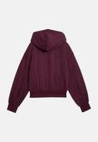 PUMA Felpa con cappuccio HOODIE bordeaux da donna con maniche a palloncino<BR/> 694027 24 PUMA 