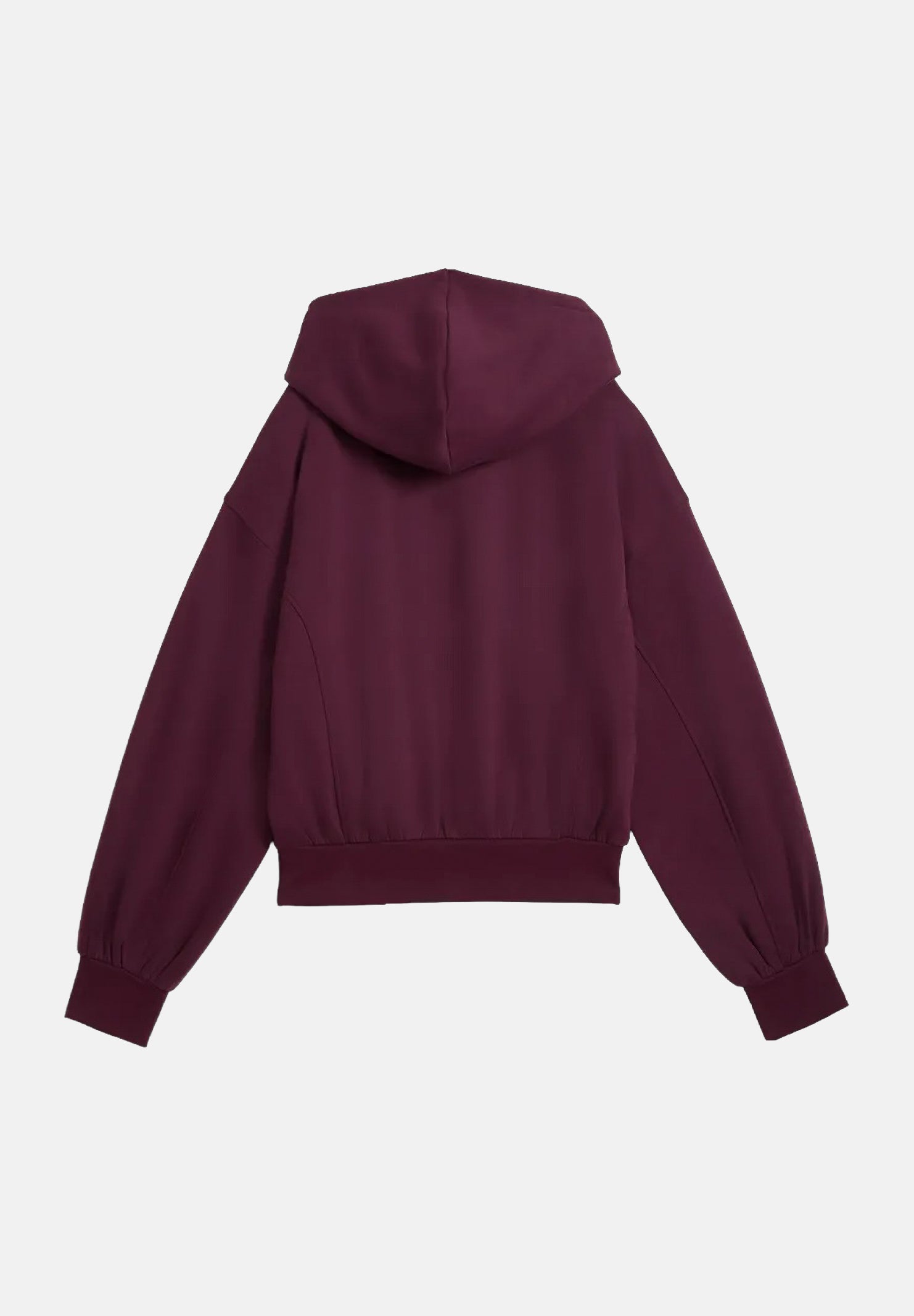 PUMA Felpa con cappuccio HOODIE bordeaux da donna con maniche a palloncino<BR/> 694027 24 PUMA 