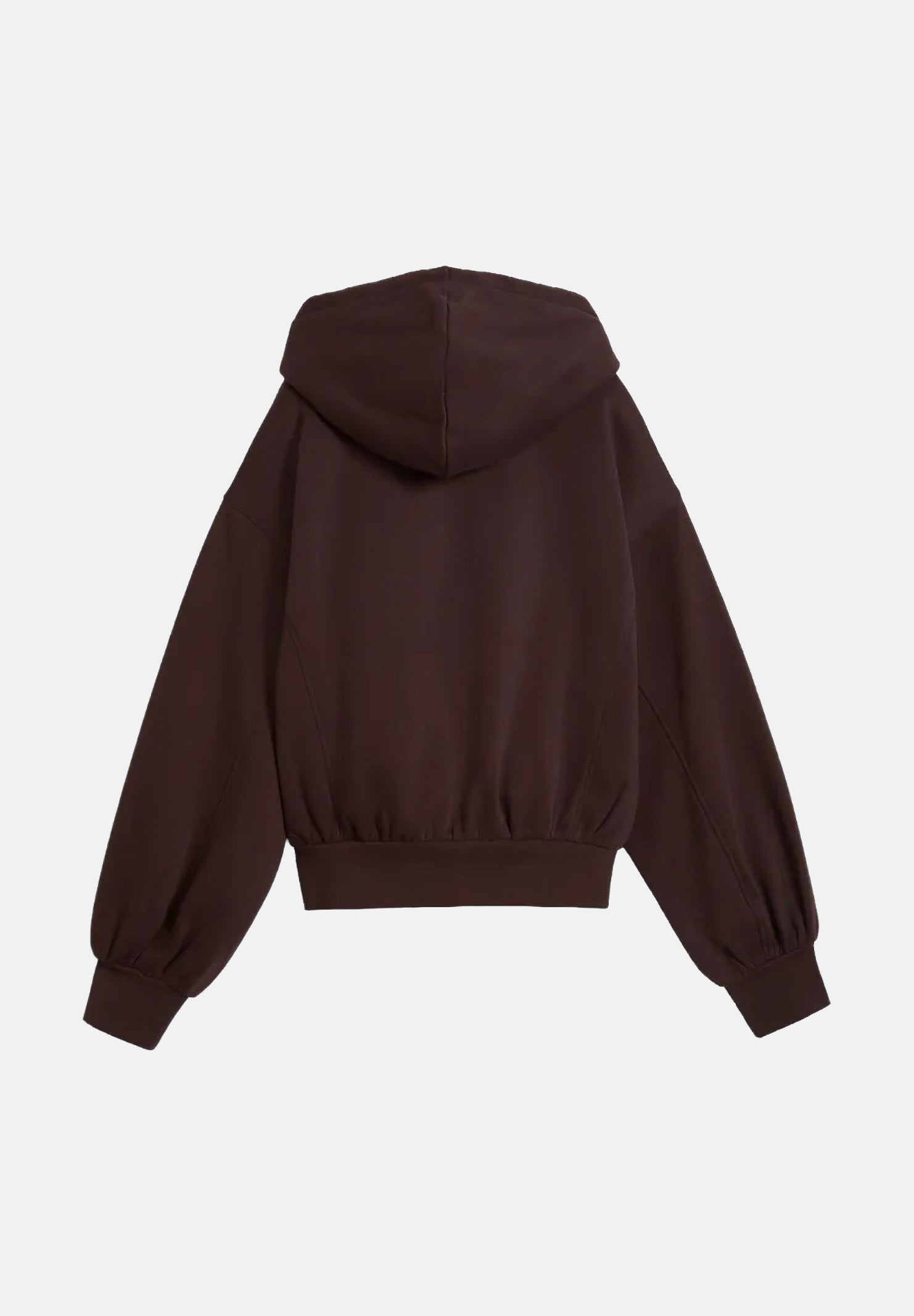 PUMA Felpa con cappuccio HOODIE marrone da donna con maniche a palloncino 694027 33 PUMA 
