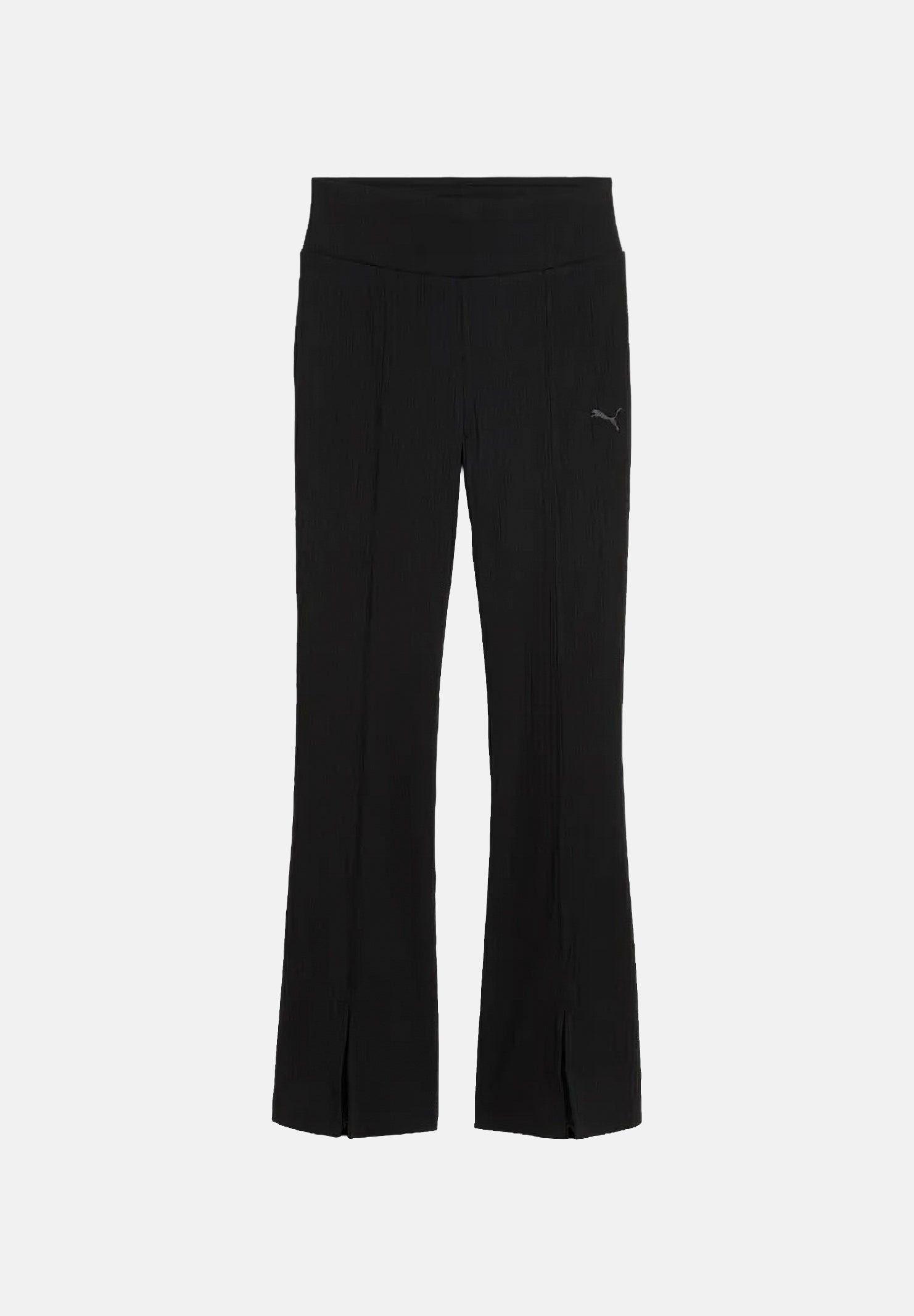 PUMA Leggings CLASS FLARED LEGGINGS nero da donna con linea svasata ed alzata frontale 694028 01 PUMA 