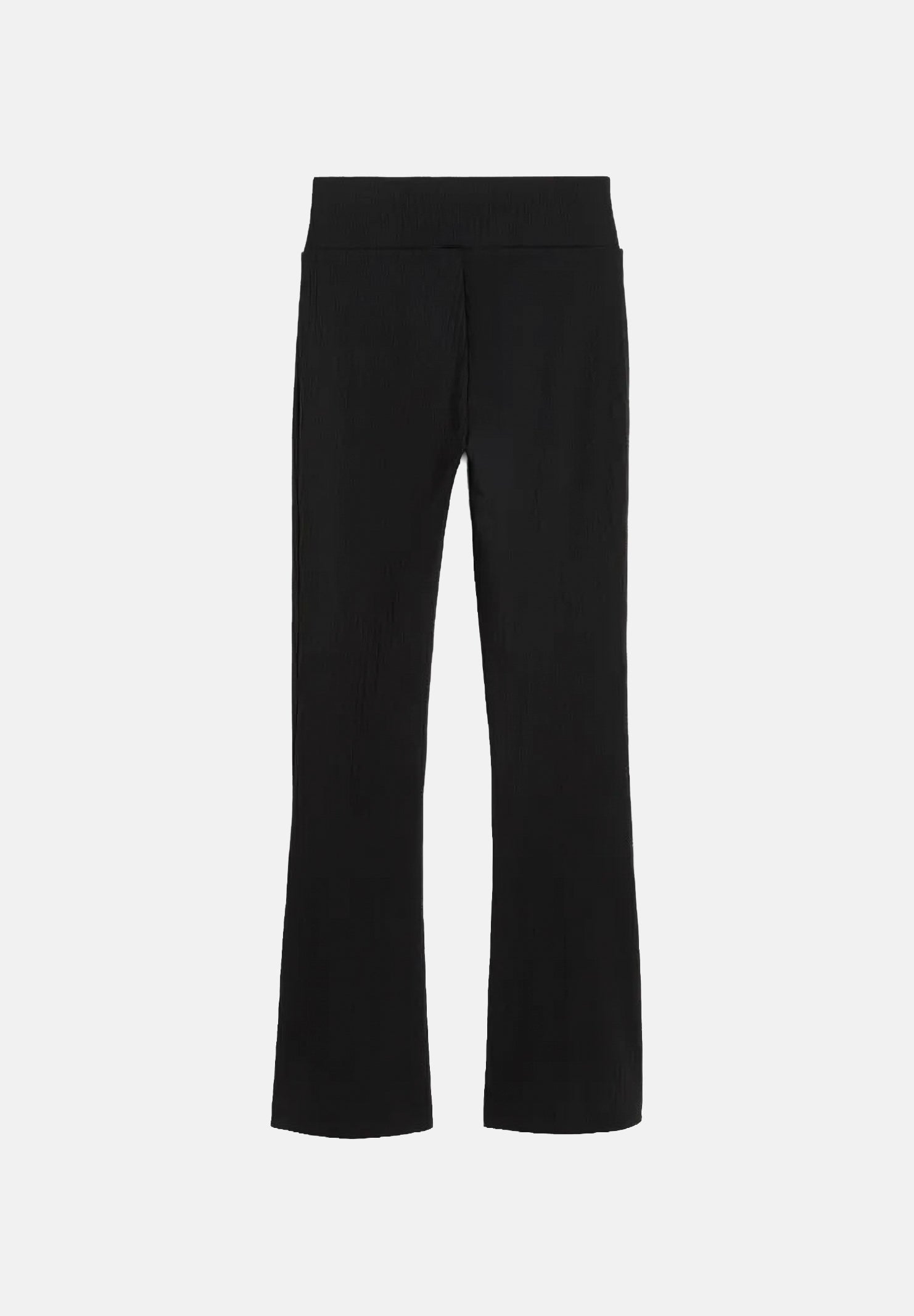 PUMA Leggings CLASS FLARED LEGGINGS nero da donna con linea svasata ed alzata frontale 694028 01 PUMA 