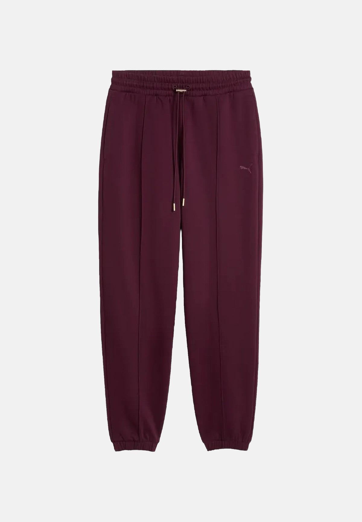 PUMA Pantaloni sportivi SWEATPANTS  bordeaux da donna con coulisse in vita e cucitura centrale 694032 24 PUMA 