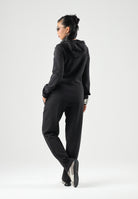PUMA Pantalone STRAIGHT LEG nero da donna con vita elasticizzata, coulisse e tasche laterali. 694036 01 PUMA 