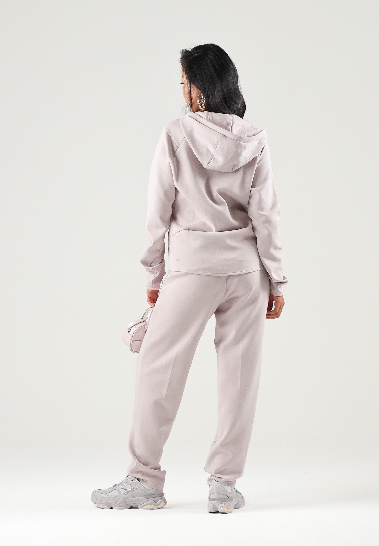PUMA Pantaloni STRAIGHT LEG  rosa da donna con vita elasticizzata, coulisse e tasche laterali. 694036 49 PUMA 
