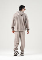 PUMA Felpa con cappuccio CLASSICS HOODIE beige da uomo con cappuccio integrato e tasca a marsupio. 694309 81 PUMA 