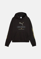 PUMA Felpa con cappuccio SPOT BOXY HOODIE nera da uomo con tasca frontale ampia <BR/> 694322 01 PUMA 