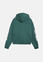PUMA Felpa con cappuccio SPOT BOXY HOODIE verde da uomo con tasca frontale ampia <BR/> 694322 69 PUMA 