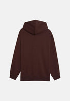 PUMA Felpa con zip marrone da uomo con cappuccio e bande logate 694343 33 PUMA 