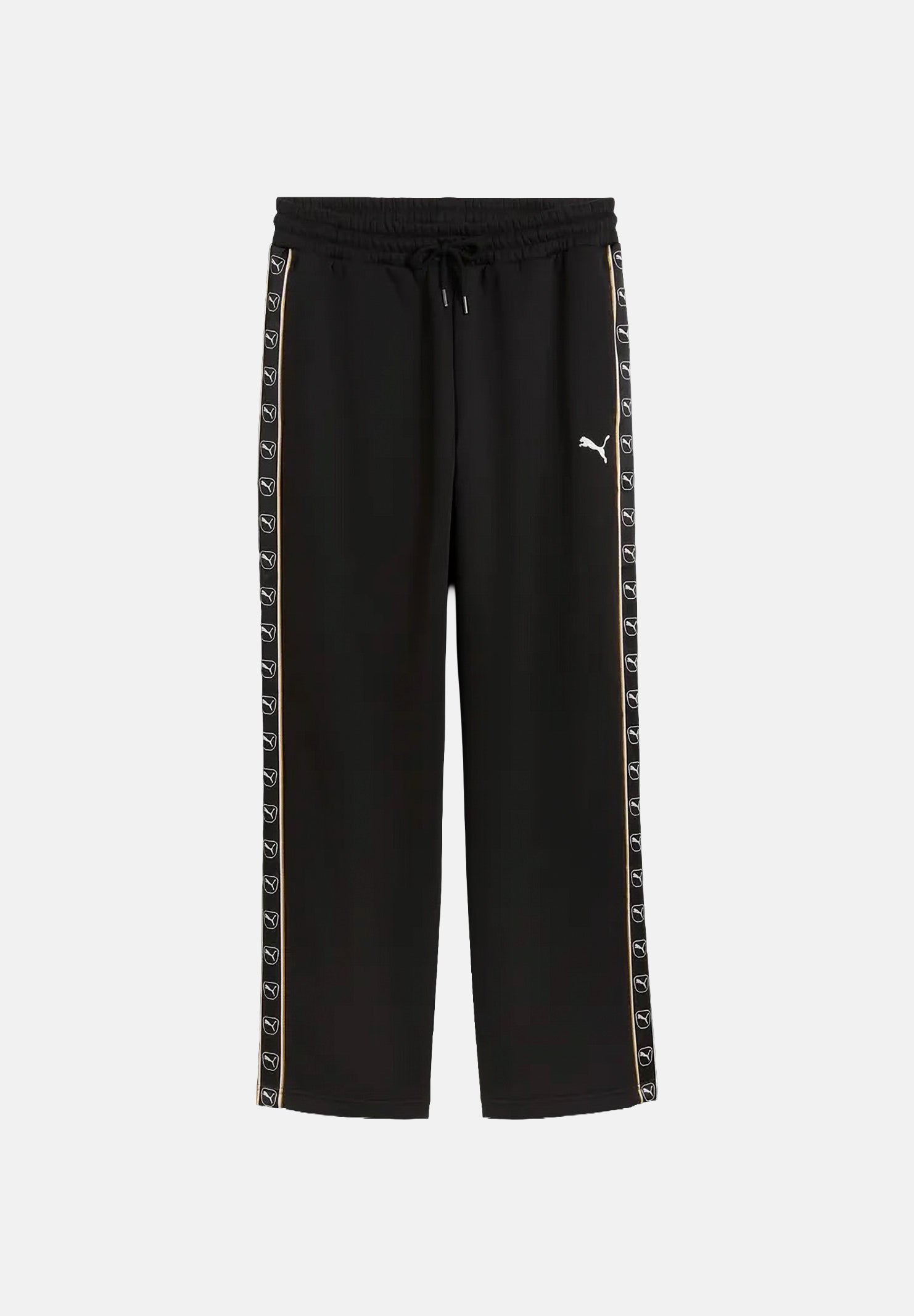 PUMA Pantaloni SPORT TAPE  nero per uomo con bande laterali logo e vita elasticizzata. 694344 01 PUMA 