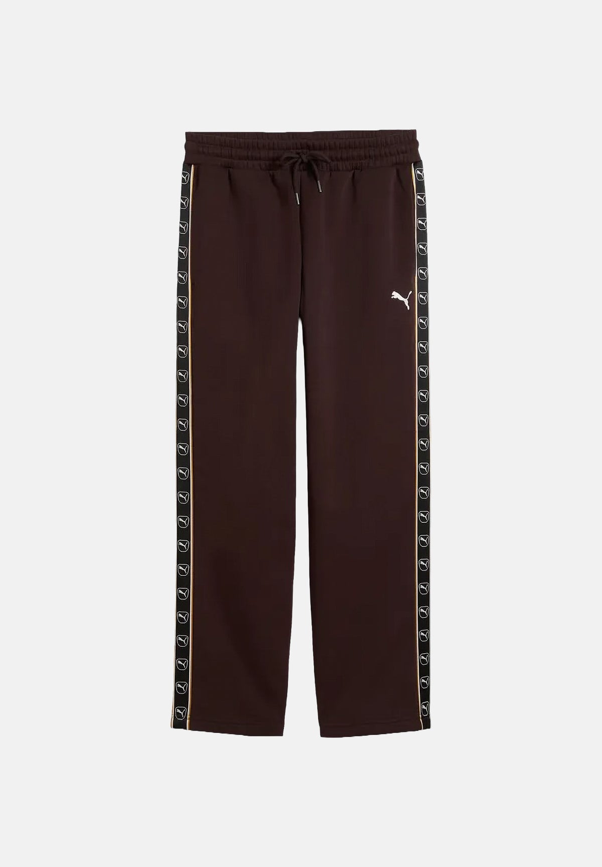 PUMA Pantaloni SPORT TAPE  marroni per uomo con bande laterali logo e vita elasticizzata. 694344 33 PUMA 