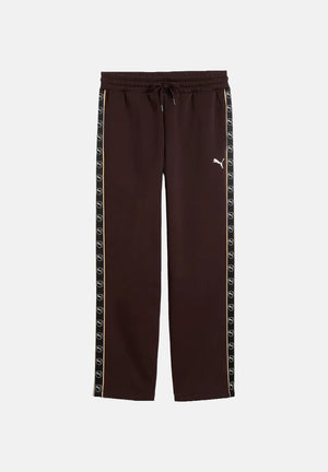 PUMA Pantaloni SPORT TAPE  marroni per uomo con bande laterali logo e vita elasticizzata. 694344 33 PUMA 