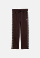 PUMA Pantaloni SPORT TAPE  marroni per uomo con bande laterali logo e vita elasticizzata. 694344 33 PUMA 