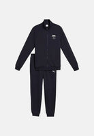 PUMA Tuta BASEBALL TRACKSUIT nero per uomo con profili blu a contrasto 694352 16 PUMA 
