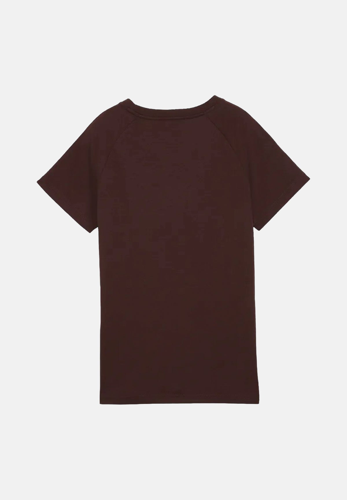 PUMA T-shirt manica corta CLASSICS RHINESTONE  marrone da donna con logo in strass sul petto e girocollo. 694576 33 PUMA 