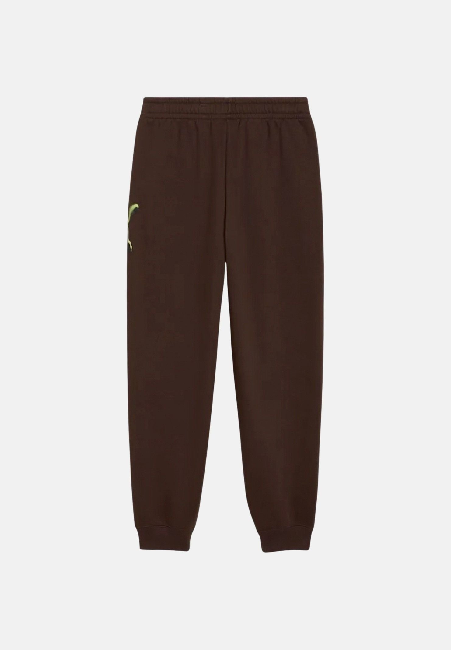 PUMA Pantaloni marroni per bambino e bambina con elastico in vita e fondo a costine. 694672 33 PUMA 