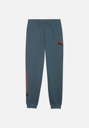 PUMA Pantaloni navy per bambino e bambina con elastico in vita e fondo a costine. 694672 37 PUMA 