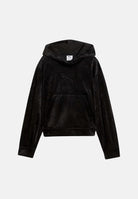 PUMA Felpa con cappuccio nera per bambina con cappuccio e finitura soft. 694853 01 PUMA 