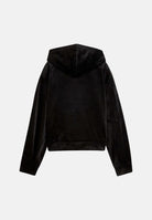 PUMA Felpa con cappuccio nera per bambina con cappuccio e finitura soft. 694853 01 PUMA 