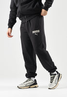 PUMA Tuta sportiva ESS HOODED SUIT nero da uomo con felpa zippata, cappuccio e pantaloni coordinati. 696906 01 PUMA 