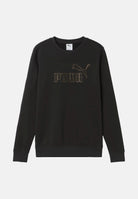 PUMA Felpa girocollo ESS RHINESTONE nero da donna  con logo iconico  in strass 696920 01 PUMA 