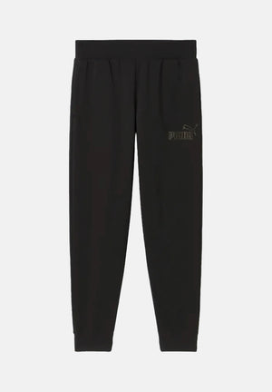 PUMA Pantaloni sportivi ESS RHINESTONE nero da donna con dettagli strass e caviglie elasticizzate. 696922 01 PUMA 
