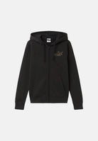 PUMA Felpa con zip BETTER ESSENTIALS nera da donna con logo tono su tono 696923 01 PUMA 