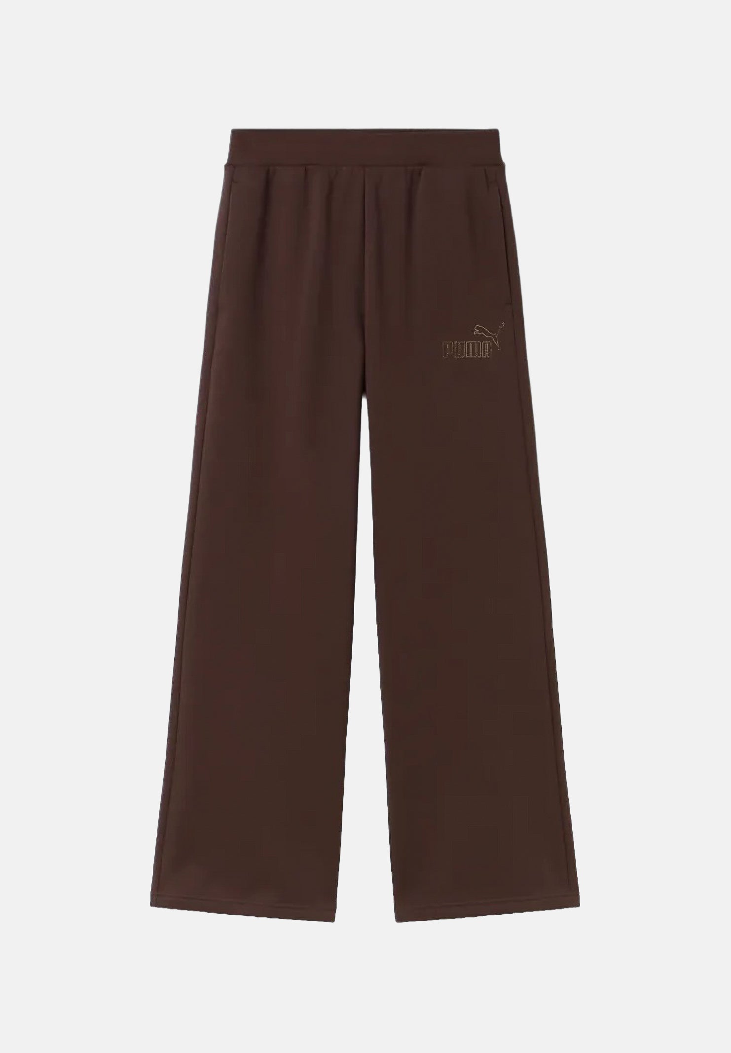 PUMA Pantaloni sportivi ESS Rhinestone Wide Leg Sweatpants marrone per donna con dettagli strass e gamba ampie 696926 33 PUMA 