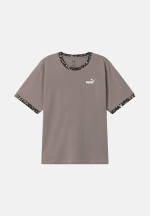 PUMA T-shirt manica corta DARE TO TEE beige  da donna con nastro logo sulle maniche 697032 81 PUMA 