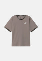 PUMA T-shirt manica corta DARE TO TEE beige  da donna con nastro logo sulle maniche 697032 81 PUMA 