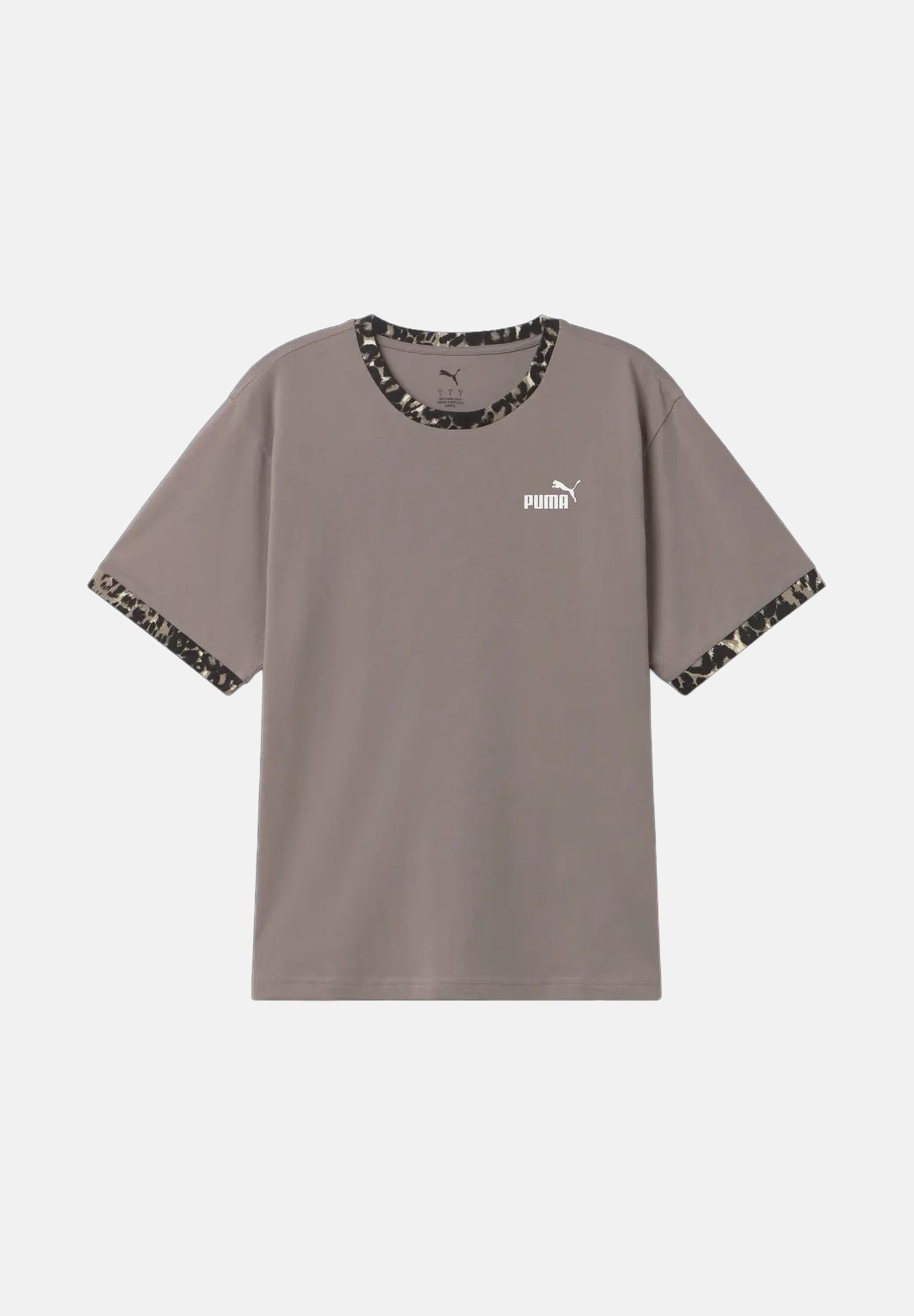 PUMA T-shirt manica corta DARE TO TEE beige  da donna con nastro logo sulle maniche 697032 81 PUMA 