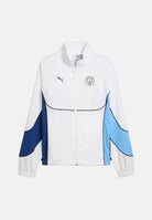 PUMA Giacca a vento  MANCHESTER CITY FC ICONIC  white per uomo con chiusura full-zip e stemma del club 786290 06 PUMA 