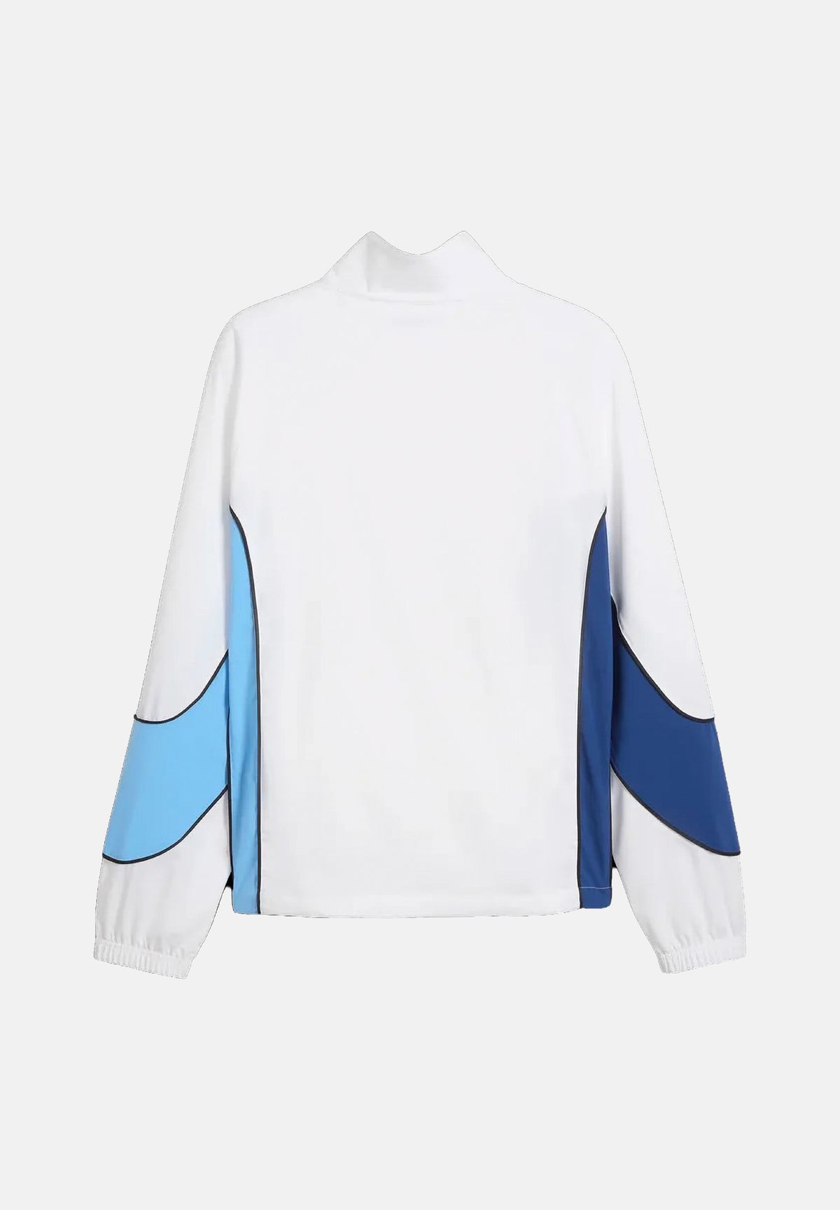 PUMA Giacca a vento  MANCHESTER CITY FC ICONIC  bianca per uomo con chiusura full-zip e stemma del club 786290 06 PUMA 