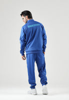 PUMA Pantaloni MANCHESTER CITY TRACK PANTS blu da uomo con bande laterali lavorate e caviglie con polsino. 786297 31 PUMA 