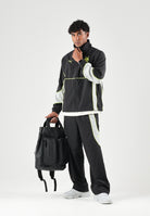 PUMA Pantaloni BORUSSIA DORTMUND PUMATECH-X neri per uomo con inserti laterali grigi a contrasto 786363 11 PUMA 