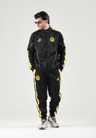 PUMA Felpa con zip BORUSSIA DORTMUND  nero da uomo con dettagli gialli e stemma del club. 786491 07 PUMA 