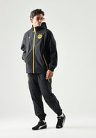 PUMA Giacca BORUSSIA a vento nera da uomo con dettagli a contrasto e stemma<BR/> 786509 07 PUMA 